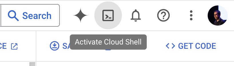 Activate Cloud Shell